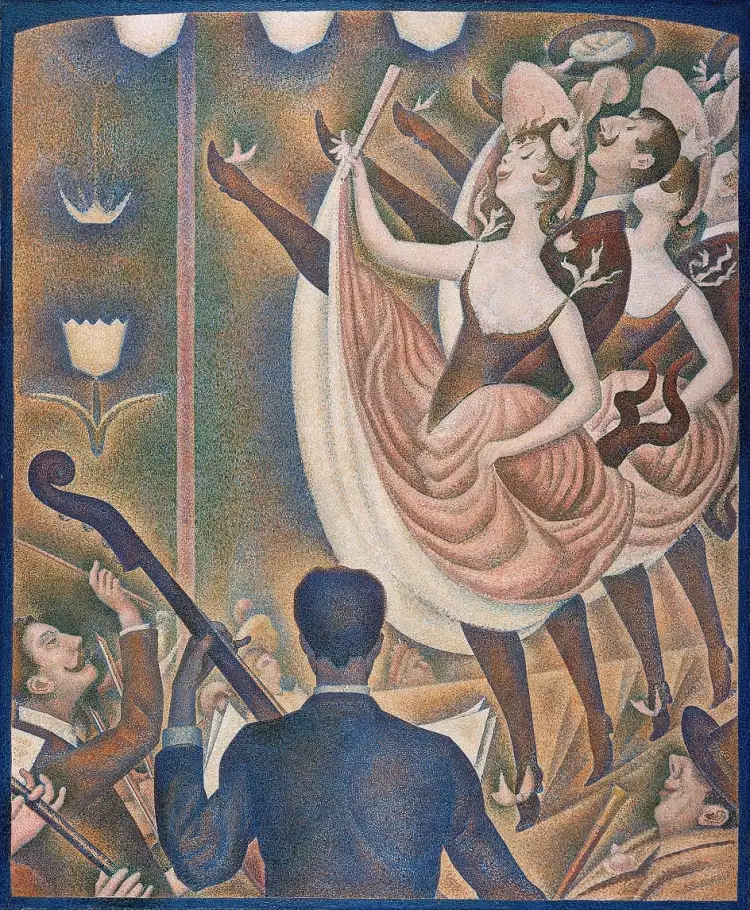 Жорж Сёра. «Канкан», 1890 Жорж Сёра. «Канкан», 1890