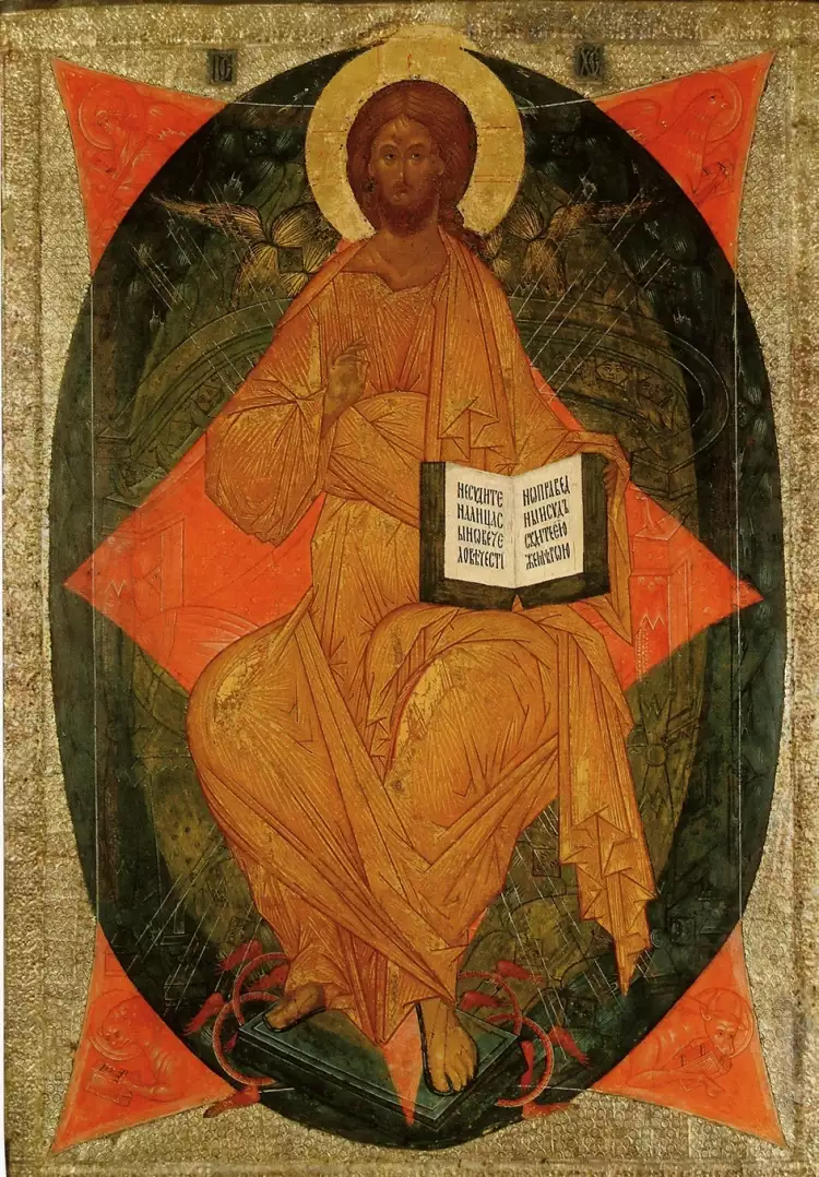 Die berühmtesten orthodoxen Ikonen. Andrei Rubljow. Spas v silah, 1408