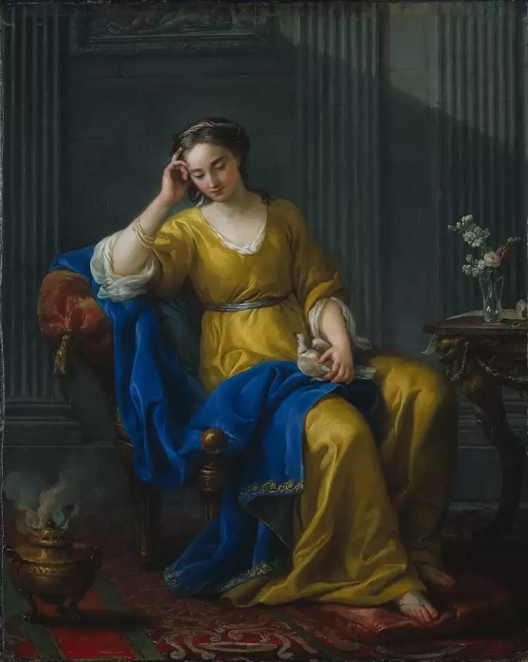 Неоклассицизм. Жозеф-Мари Вьен. «Сладкая меланхолия», 1756 Неоклассицизм. Жозеф-Мари Вьен. «Сладкая меланхолия», 1756
