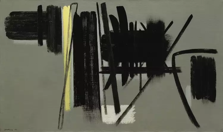 Ганс Хартунг. Картина «T 1948-3», 1948