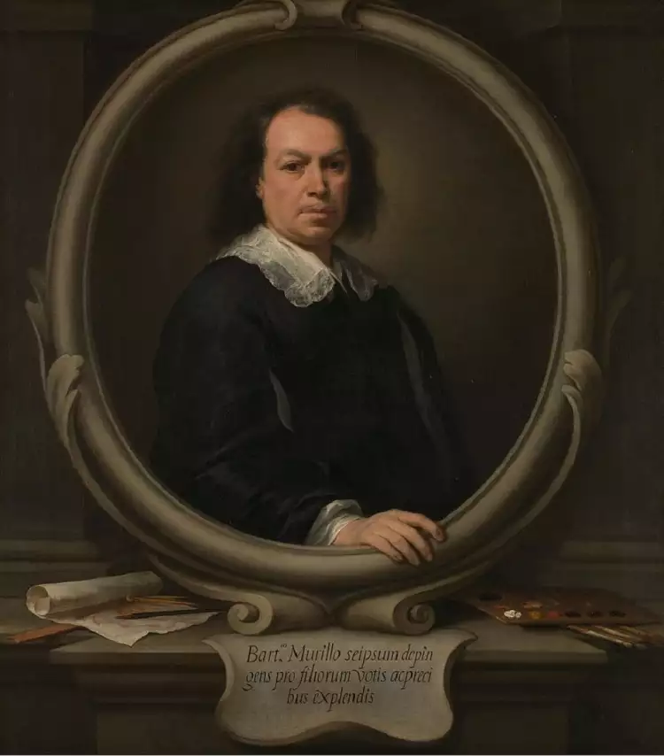 10 most famous Spanish artists. Bartolomé Esteban Murillo. Self-portrait, 1670 10 most famous Spanish artists. Bartolomé Esteban Murillo. Self-portrait, 1670
