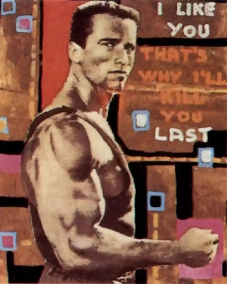 Виктор Цой «Портрет Арнольда Шварценеггера»