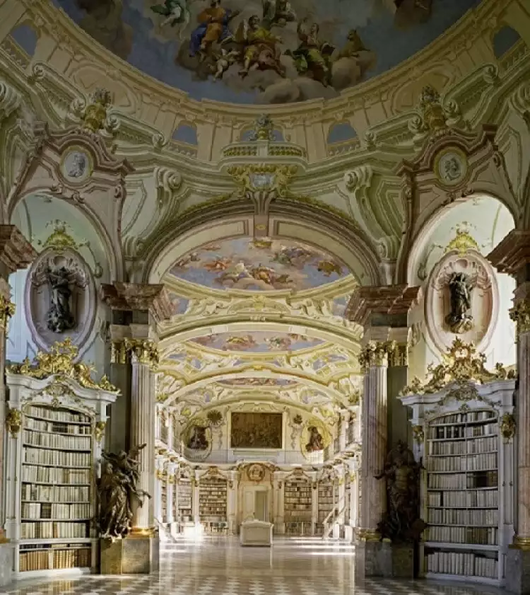 Библиотека аббатства Адмонт, Адмонт, Австрия