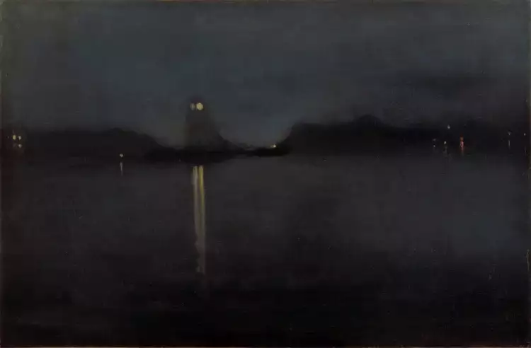 Джеймс Уистлер. Картина «Ноктюрн», 1870-1877