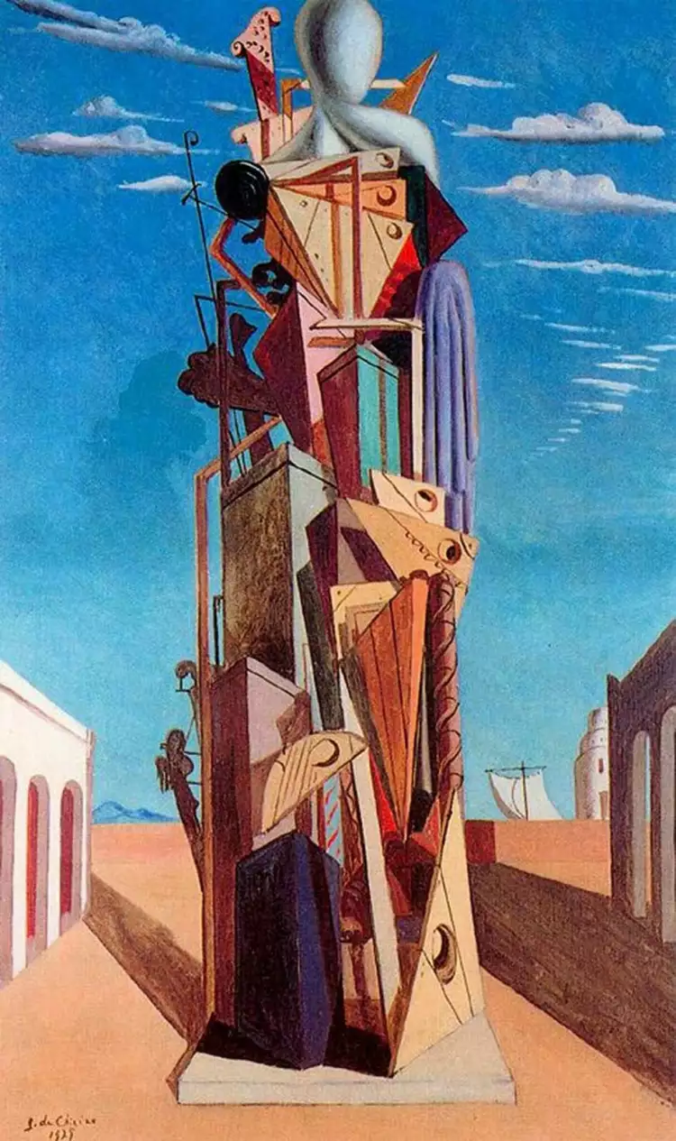 Джорджо де Кирико. Картина «Великая машина», 1925