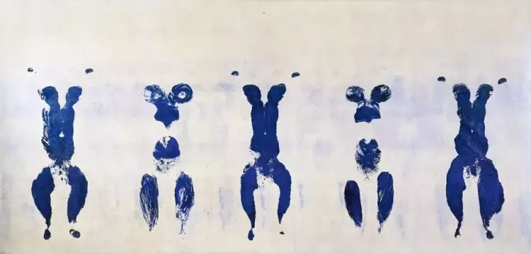Неореализм. Ив Кляйн. «Безымянная антропометрия», 1960 Неореализм. Ив Кляйн. «Безымянная антропометрия», 1960