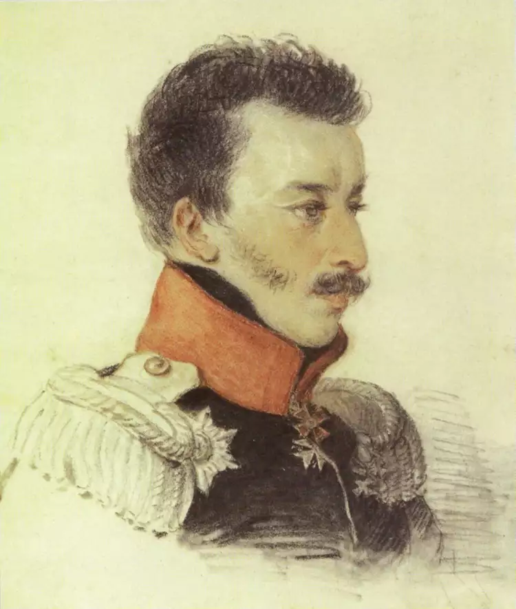 Петр Соколов. Картина «Портрет Сергея Григорьевича Волконского», 1817 Петр Соколов. Картина «Портрет Сергея Григорьевича Волконского», 1817