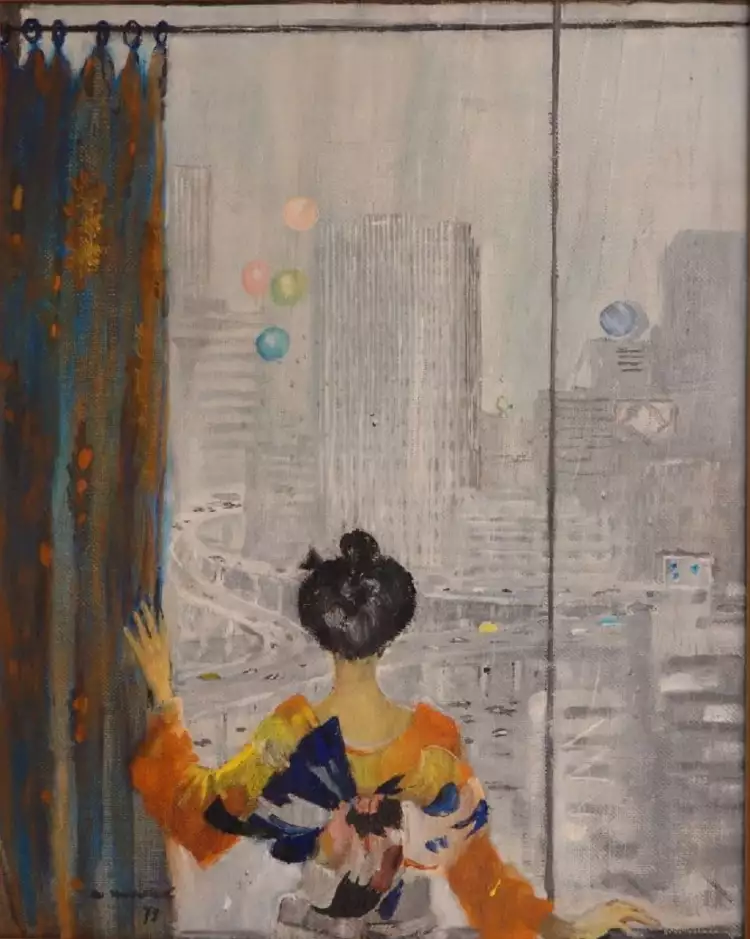 Юрий Иванович Пименов. «Токийское окно», 1975