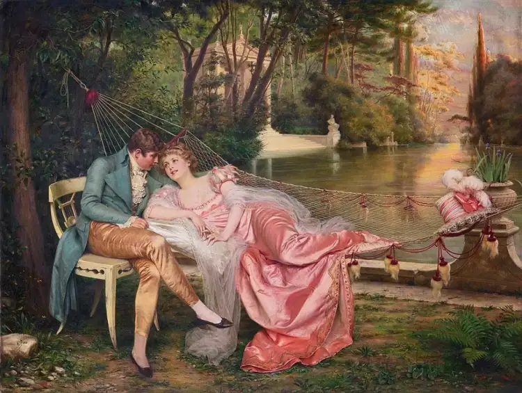 Академизам. Шарл-Жозеф-Фредерик Сулакроа. «Флерт» Академизам. Шарл-Жозеф-Фредерик Сулакроа. «Флерт»