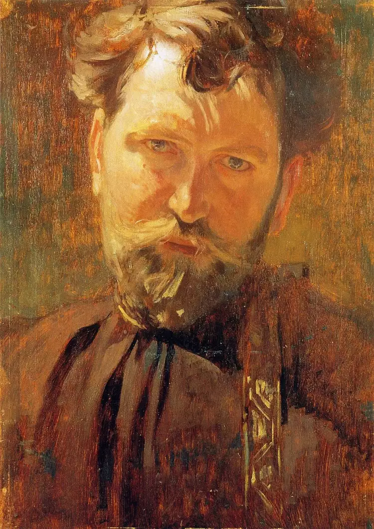 Альфонс Муха. «Автопортрет», 1899