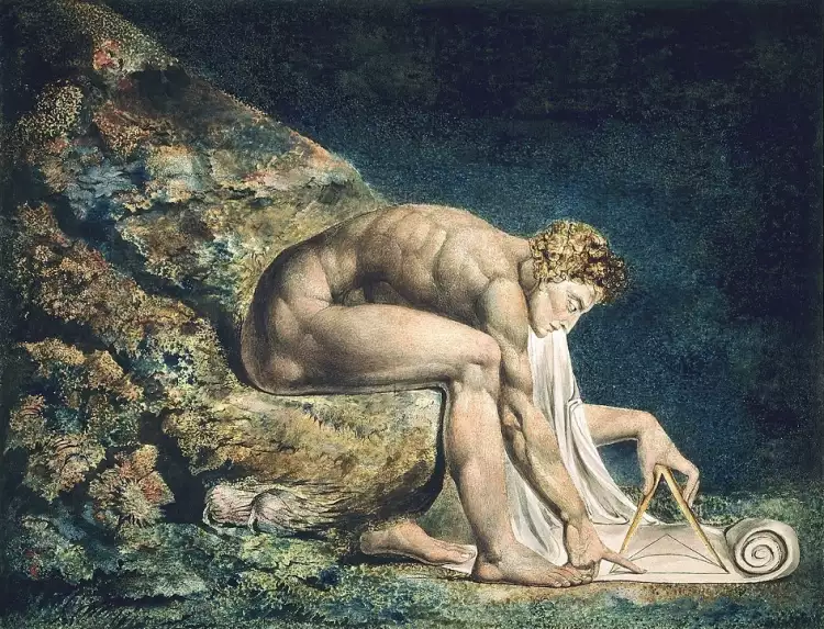 Уильям Блейк. «Ньютон», 1805 Уильям Блейк. «Ньютон», 1805