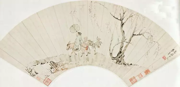 Искусство Китая династии Цин. Хуа Янь. Картина «Чжун Куй и демоны», XVIII век