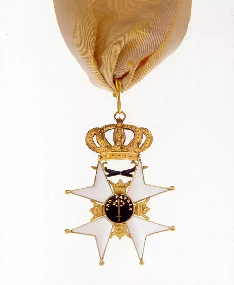 Орден Меча. Знак Рыцаря 1-го класса