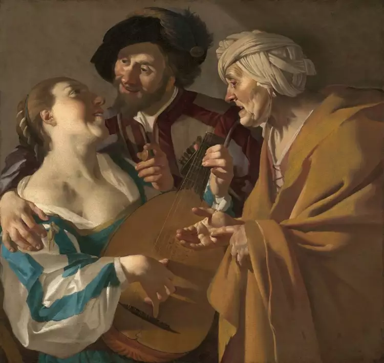 Караваджизм. Дирк Ван Бабюрен. «Сводня», 1622 Караваджизм. Дирк Ван Бабюрен. «Сводня», 1622