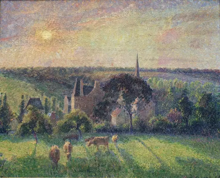 Камиль Писсарро. «Пейзаж в Эраньи», 1897 Камиль Писсарро. «Пейзаж в Эраньи», 1897