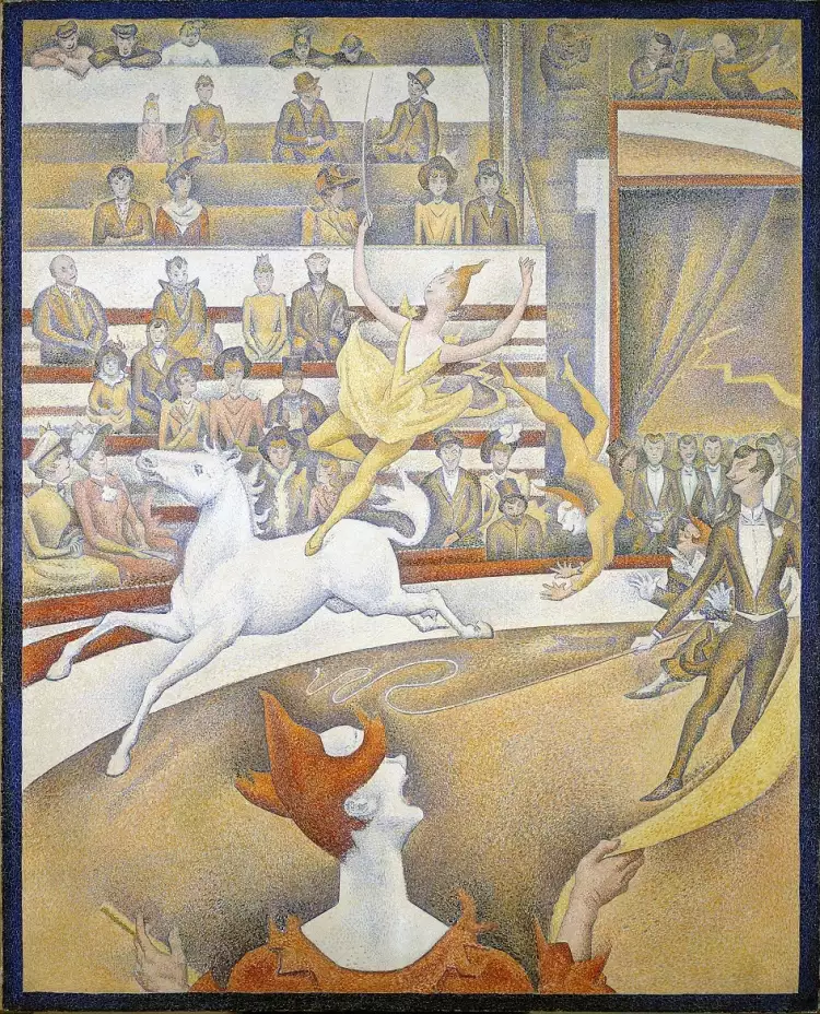 Жорж Сёра. «Цирк», 1891 Жорж Сёра. «Цирк», 1891