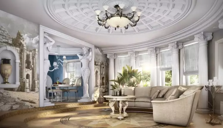 Interieur. Interieur im antiken Stil Interieur. Interieur im antiken Stil