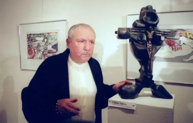 Эрнст Неизвестный. Виктор Великжанин. Фотография Эрнста Неизвестного, 1996