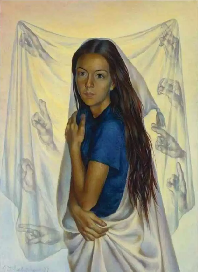 Павел Челищев. Картина «Портрет Рут Форд», 1937 Павел Челищев. Картина «Портрет Рут Форд», 1937