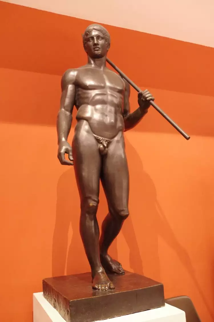 Ню в скульптуре. Поликлет. «Дорифор» (Реконструкция. Государственный музей А.С. Пушкина)