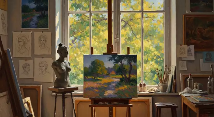 Разнообразие произведений изобразительного искусства