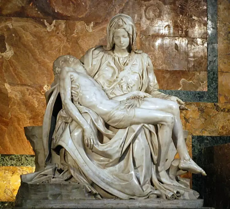 Michelangelo Buonarroti. The Pietà, 1499 Michelangelo Buonarroti. The Pietà, 1499
