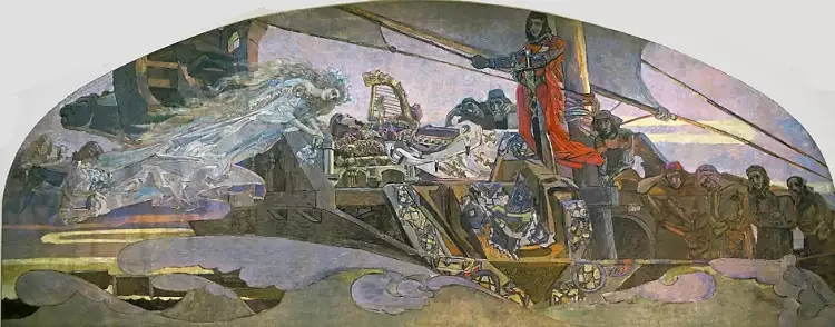 Модерн. Михаил Врубель. «Принцесса Греза», 1896 Модерн. Михаил Врубель. «Принцесса Греза», 1896