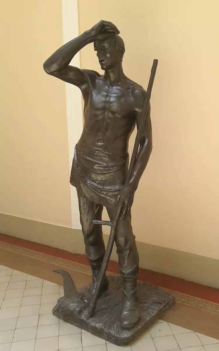 Константин Менье. Скульптура «Жнец», 1887