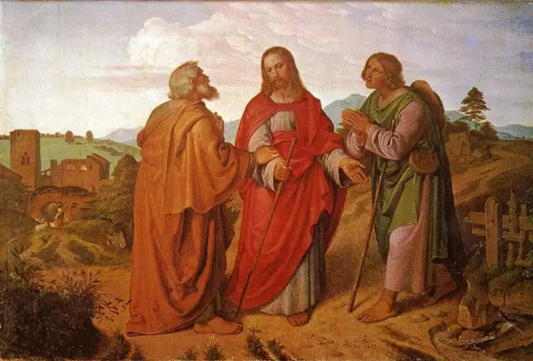 Йозеф фон Фюрих. Картина «Дорога на Эммаус», 1837 Йозеф фон Фюрих. Картина «Дорога на Эммаус», 1837