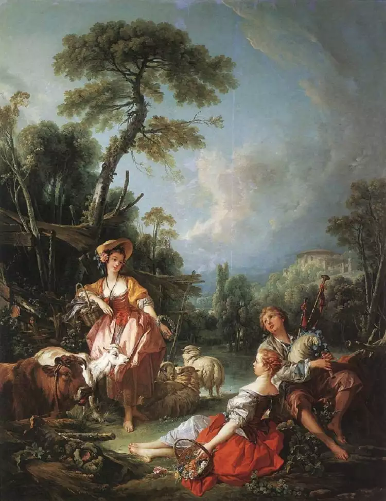 Pastorale. François Boucher. Pastoraler Sommer, 1749 Pastorale. François Boucher. Pastoraler Sommer, 1749