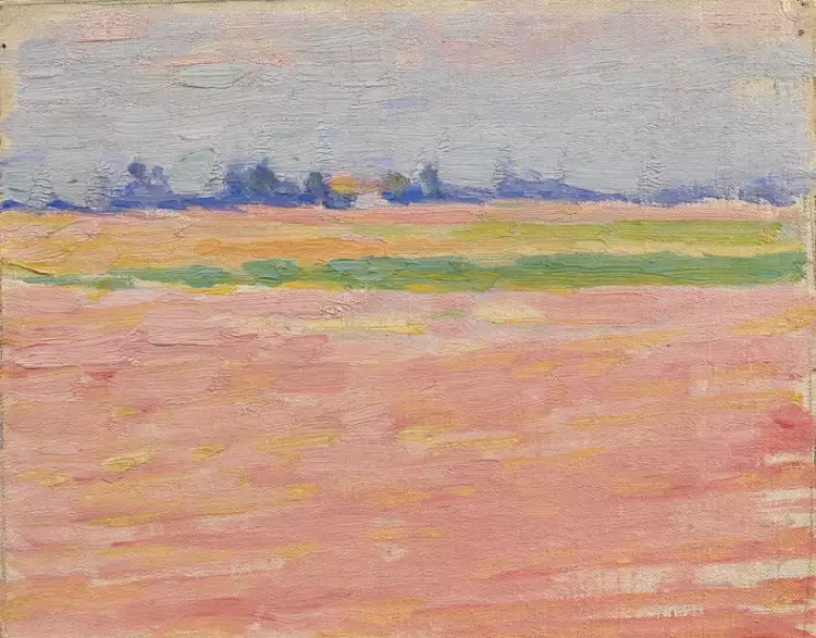 Роберт Беван. Картина Morning over the Ploughed Fields, 1904