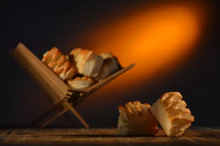 Food-фотография. Пример смещения фокуса на нижнюю часть фото