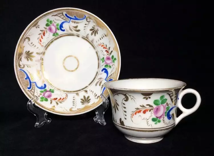 Фарфор Сафронова. Чайная пара