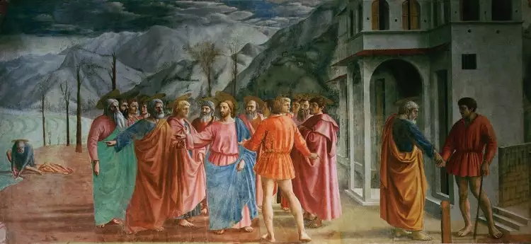 Renaissance. Masaccio. The Tribute Money, 1425-1428 Renaissance. Masaccio. The Tribute Money, 1425-1428