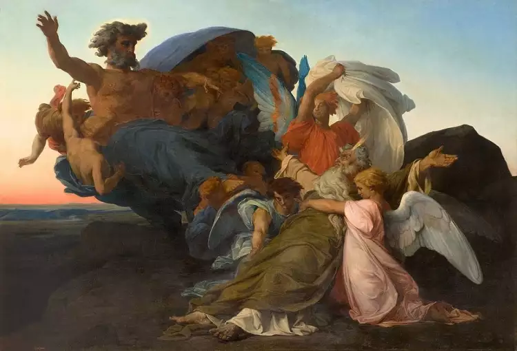 Александр Кабанель. Картина «Смерть Моисея», 1851 Александр Кабанель. Картина «Смерть Моисея», 1851