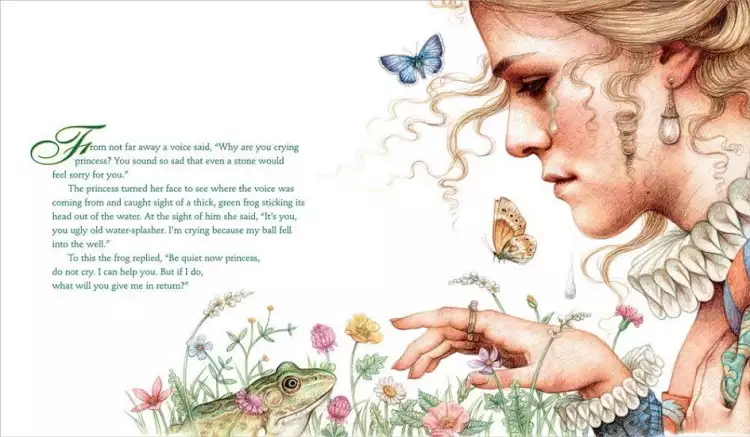 «Сказка о принцессе-лягушке», рисунок Анны Ивонн Гилберт