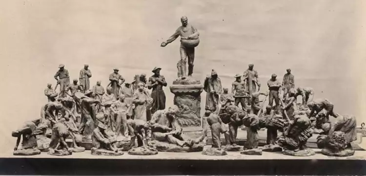 Эме-Жюль Далу. Эскизы к Памятнику Труда, 1880-1902