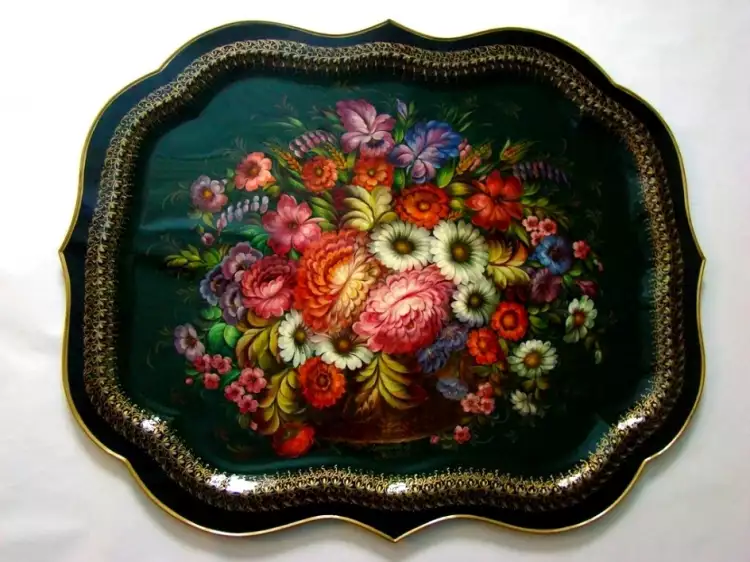 Народные промыслы. Жостковский поднос