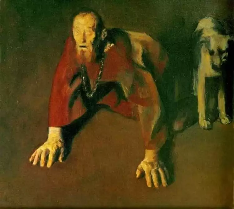 Корнелиу Баба. Картина «Бешеный король», 1986