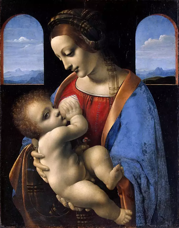 Renaissance. Leonardo da Vinci. Madonna Litta, 1490 Renaissance. Leonardo da Vinci. Madonna Litta, 1490