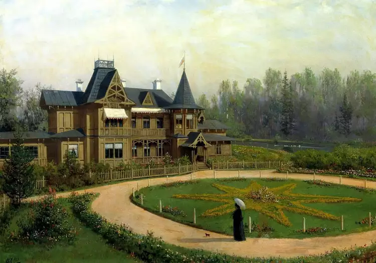 Лев Лагорио. Картина «Дача», 1892