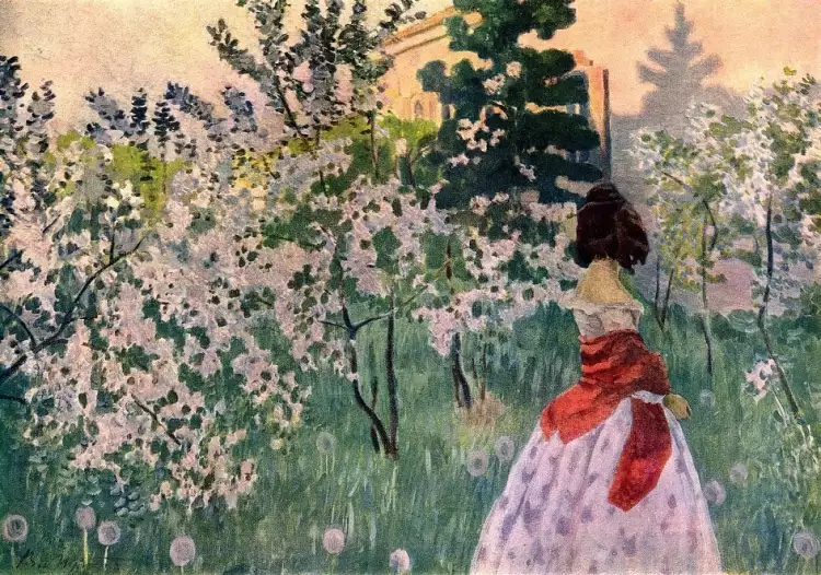 Виктор Борисов-Мусатов. Картина «Весна», 1901