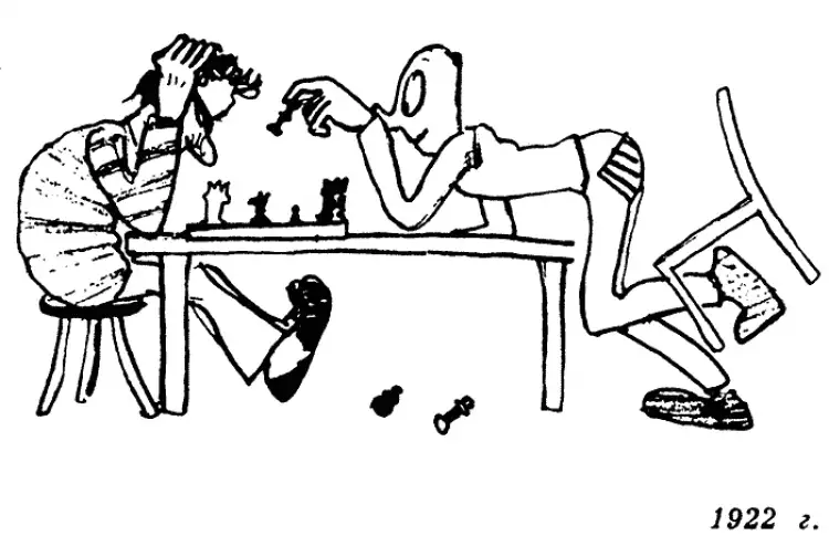 Херлуф Бидструп. Первая карикатура, 1922