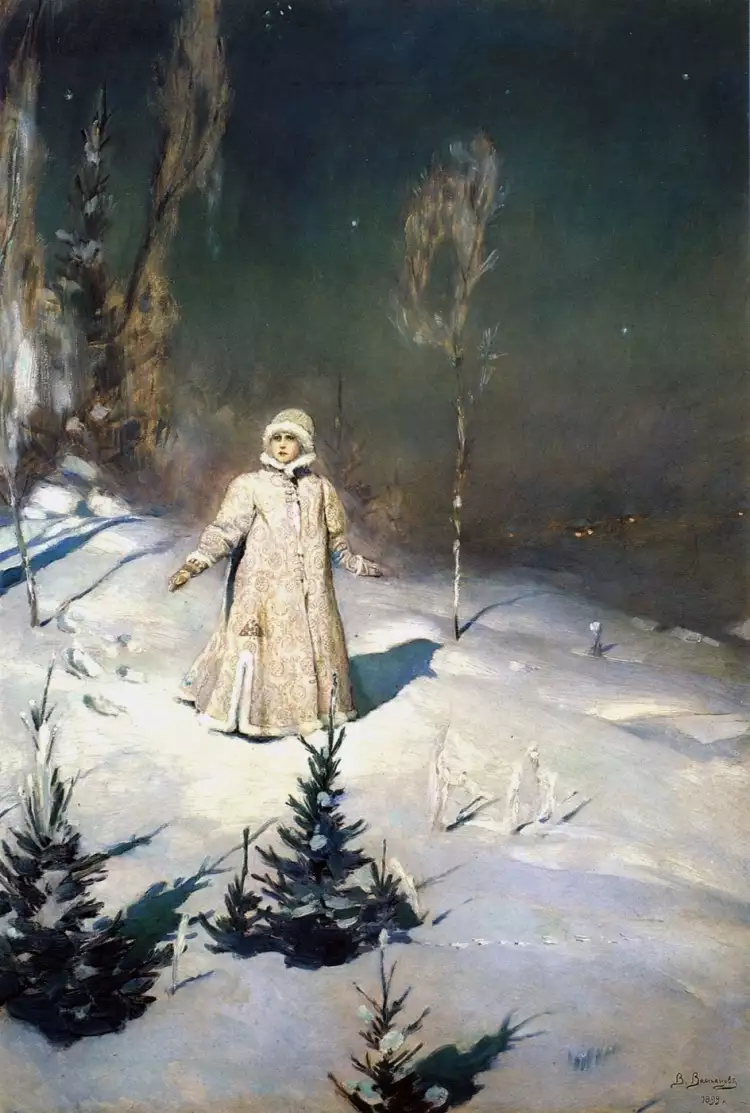 Зима на картинах. Виктор Васнецов. «Снегурочка», 1899