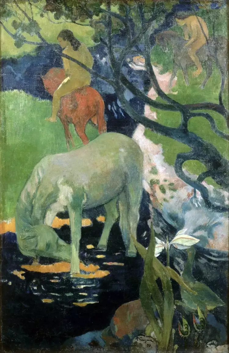 Поль Гоген. Картина «Белый конь», 1898