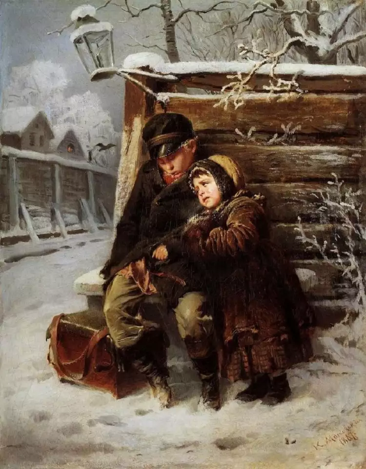 Константин Маковский. «Маленькие шарманщики», 1868 Константин Маковский. «Маленькие шарманщики», 1868