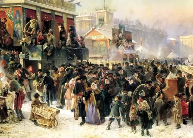 Константин Маковский. «Народное гуляние во время Масленицы»,1869 Константин Маковский. «Народное гуляние во время Масленицы»,1869