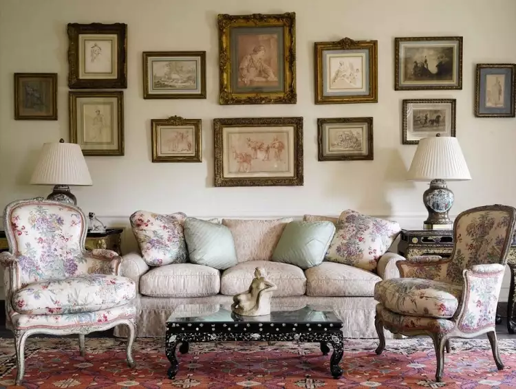 Винтажный стиль в интерьере. Интерьер лаунж-зоны в винтажном стиле