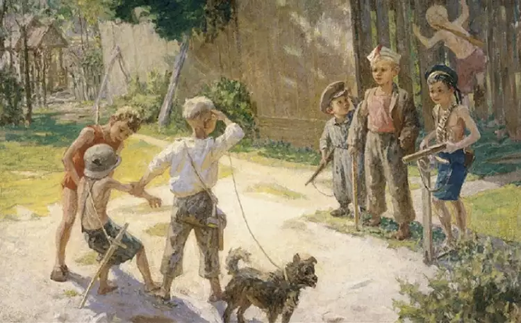 Фёдор Решетников. Картина «Достали языка», 1945