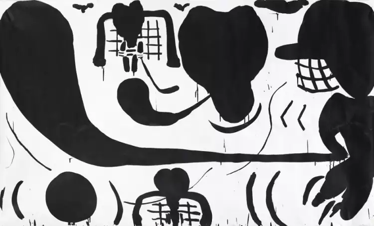 Самые перспективные художники по версии Forbes. Хоккей с шайбой. Картина Алисы Йоффе